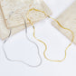 KFG Jewellry S925 Sterling Silver Snake Chains 18K Gold Plated Square Snake Necklaces Unisex Necklace
