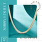 S925 Sterling Silver & 18K Gold Plated Layered Necklace for Women