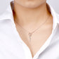 KFG Jewelry Rose Moissanite Pendant Necklace