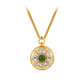 S925 Sterling Silver Necklace for women Natural Jade 18K Gold Plated