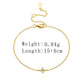 14K Gold Plated Tiny Four Leaf Clover Bracelet for Girls