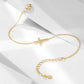 Women's 925 Sterling Silver Cross Bracelet 14K Gold Plated