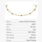 KFG Jewellery Natural Gemstone S925 Sterling Silver Necklace Plated 18K Genuine Gold Chain Necklaces for Women