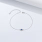 KFG Jewelry S925 Sterling Silver Evil Eye Bracelet for Women Adjustable Bracelet for Girls
