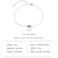 KFG Jewelry S925 Sterling Silver Evil Eye Bracelet for Women Adjustable Bracelet for Girls