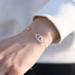 KFG Jewelry S925 Sterling Silver Evil Eye Bracelet for Women Adjustable Bracelet for Girls