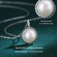 45cm(18'')Necklace with Natural Pearl in Sterling Silver